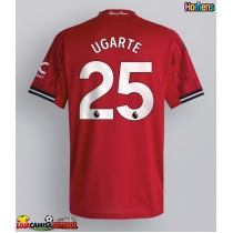 Camisa de Futebol Manchester United Manuel Ugarte #25 Equipamento Principal 2025-26 Manga Curta